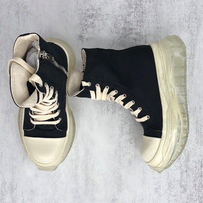 Rick Owens Abstract DRKSHDW High "Black-Beige Clear Sole"