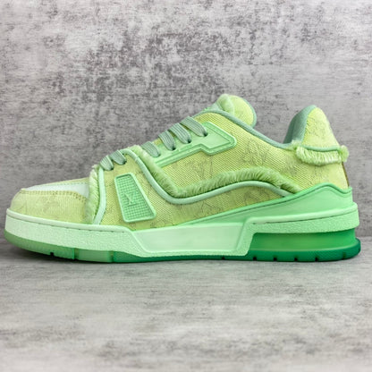 Louis Vuitton Trainers "Green Denim"