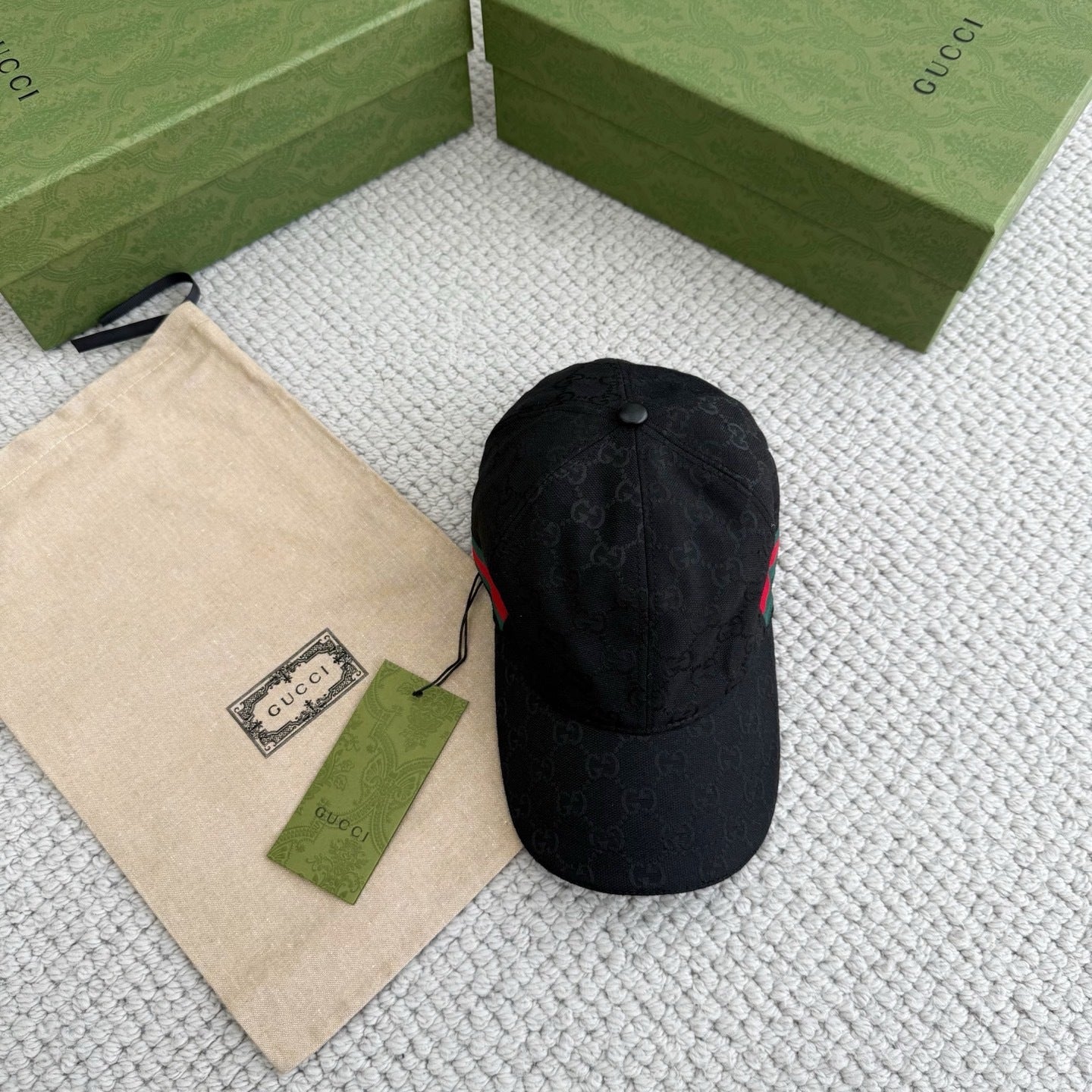 Gucci GG Baseball Hat "Black"