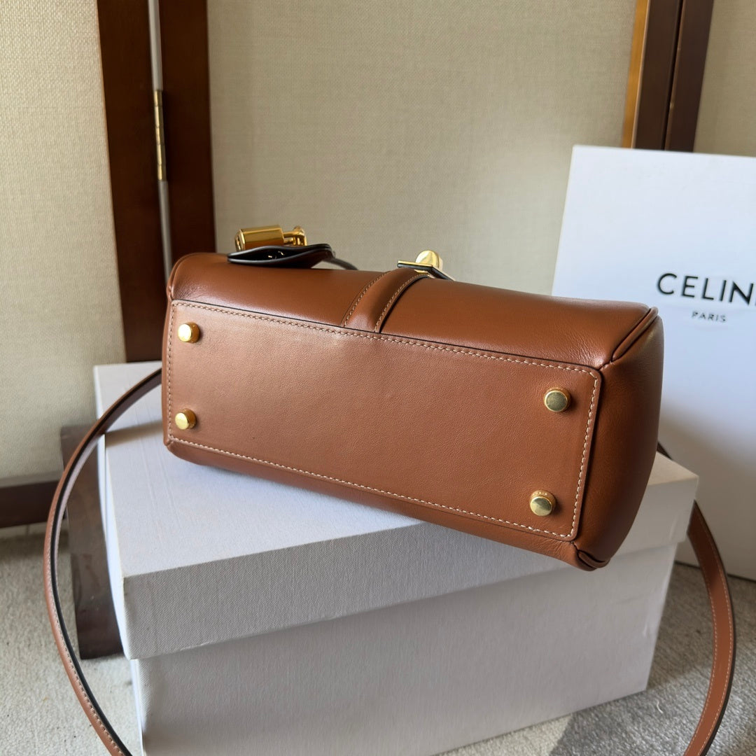 Celine Small 16 Bag in Natural Calfskin "Tan"