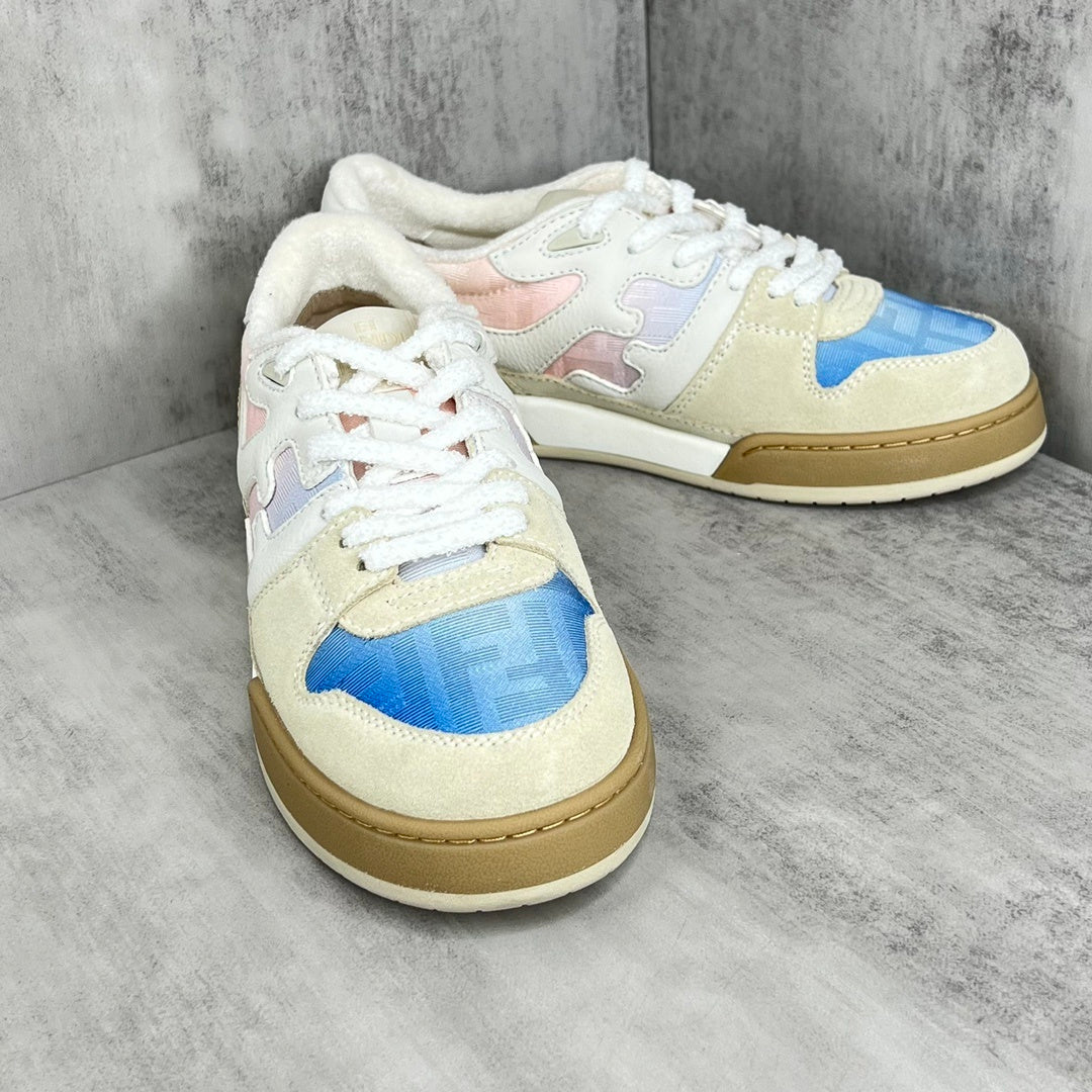 Fendi Match "White-Beige-Blue"