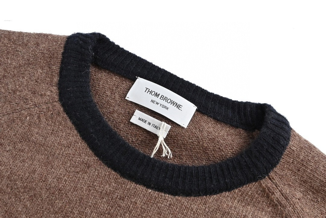 Thom Browne 4-Bar Sweater "Brown-Black"