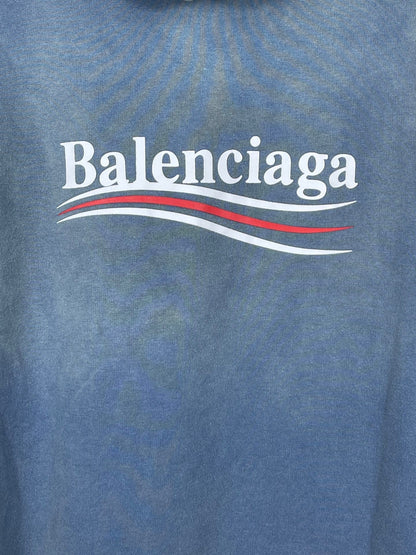 Balenciaga Political Campaign Hoodie "Blue"