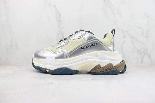 Balenciaga Triple S "White-Silver"