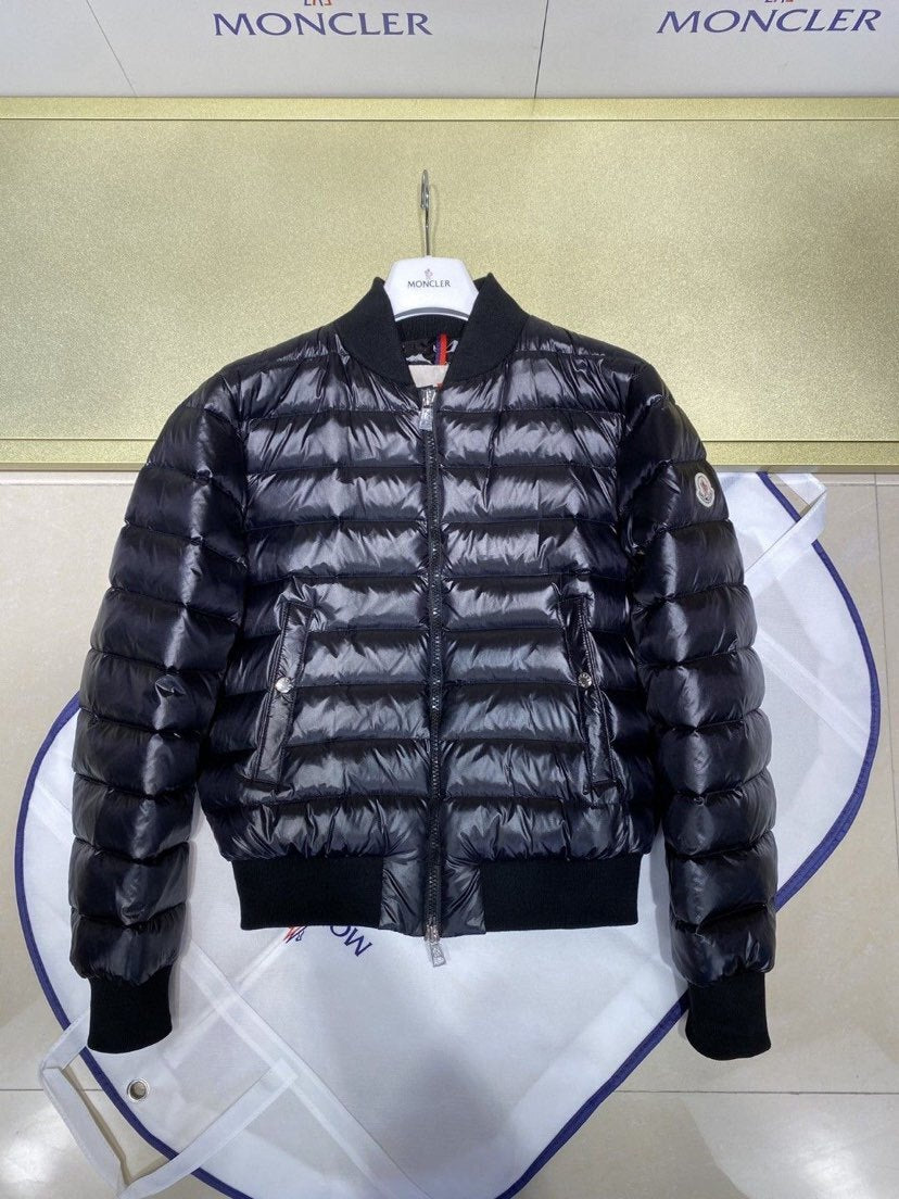 Moncler Sark Down Bomber Jacket "Black"