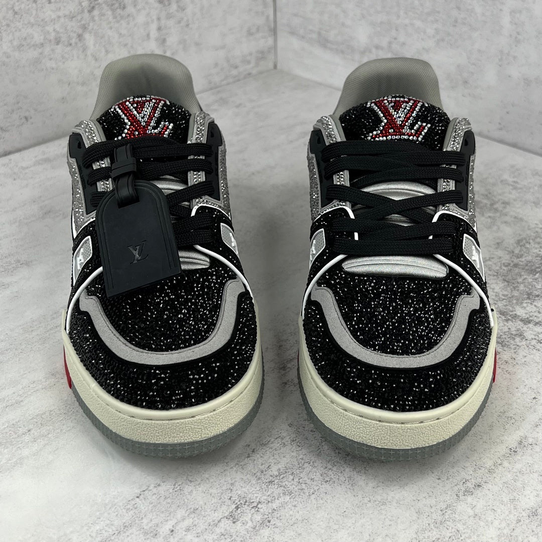Louis Vuitton Trainers "Black-Grey" Crystals