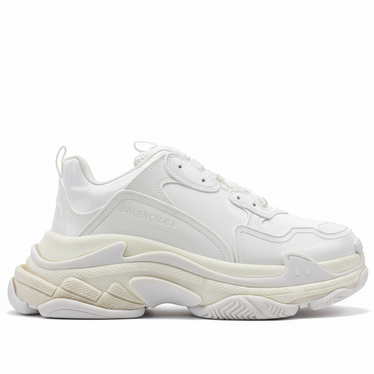 Balenciaga Triple S "White Patent"