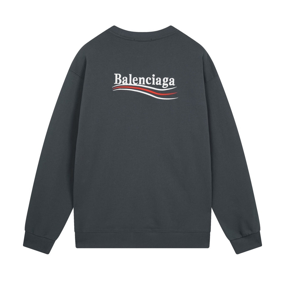 Balenciaga Political Campaign Sweatshirt "Dark Grey"