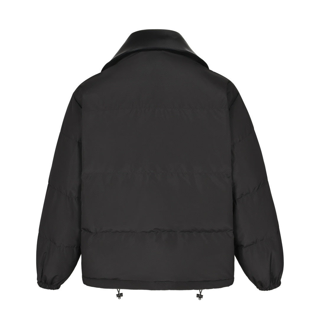 Miu Miu Cropped Down Jacket "Black"
