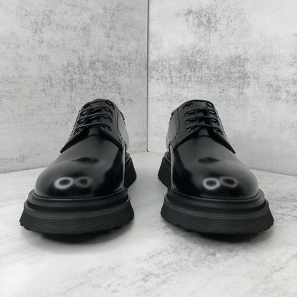 Prada Leather Derby Shoes "Black"