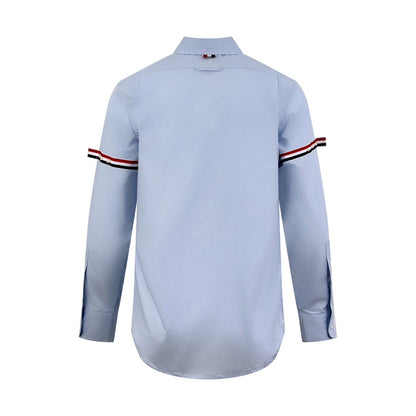Thom Browne Cotton Armband Shirt "Blue"