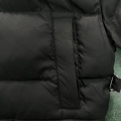 Trapstar Short Decoded Down Jacket "Black-White"