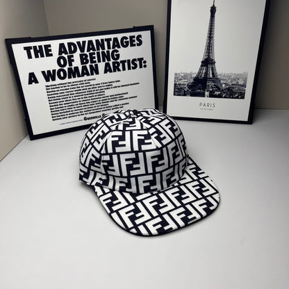 Fendi FF Cotton Baseball Cap