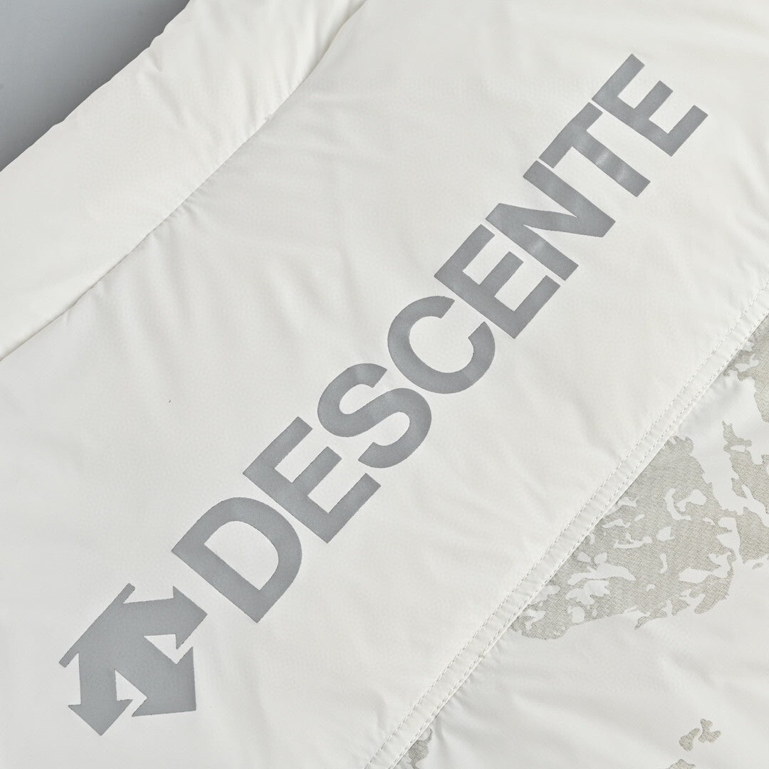 Descente Ski Down Jacket "White-Grey Camo"