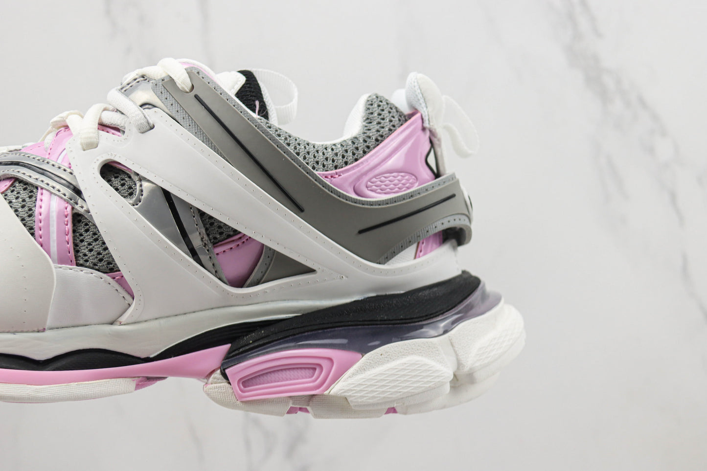 Balenciaga Track "White-Rose Pink-Grey"