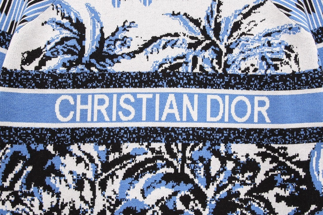 Dior Fantasy Sweater "White-Blue-Black"