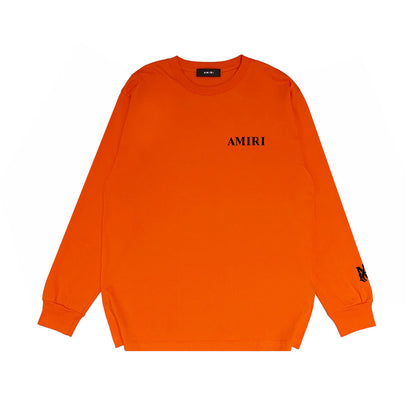 Amiri Core Logo Print Sweatshirt "Orange-Black"