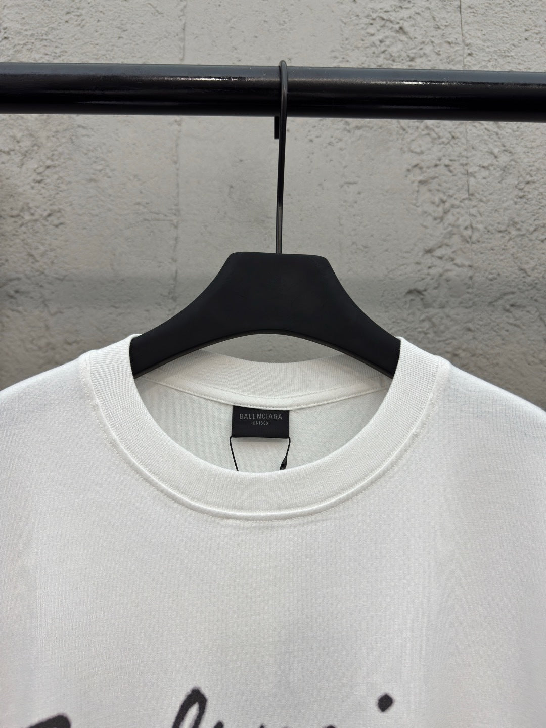 Balenciaga Script Logo T-Shirt "White"