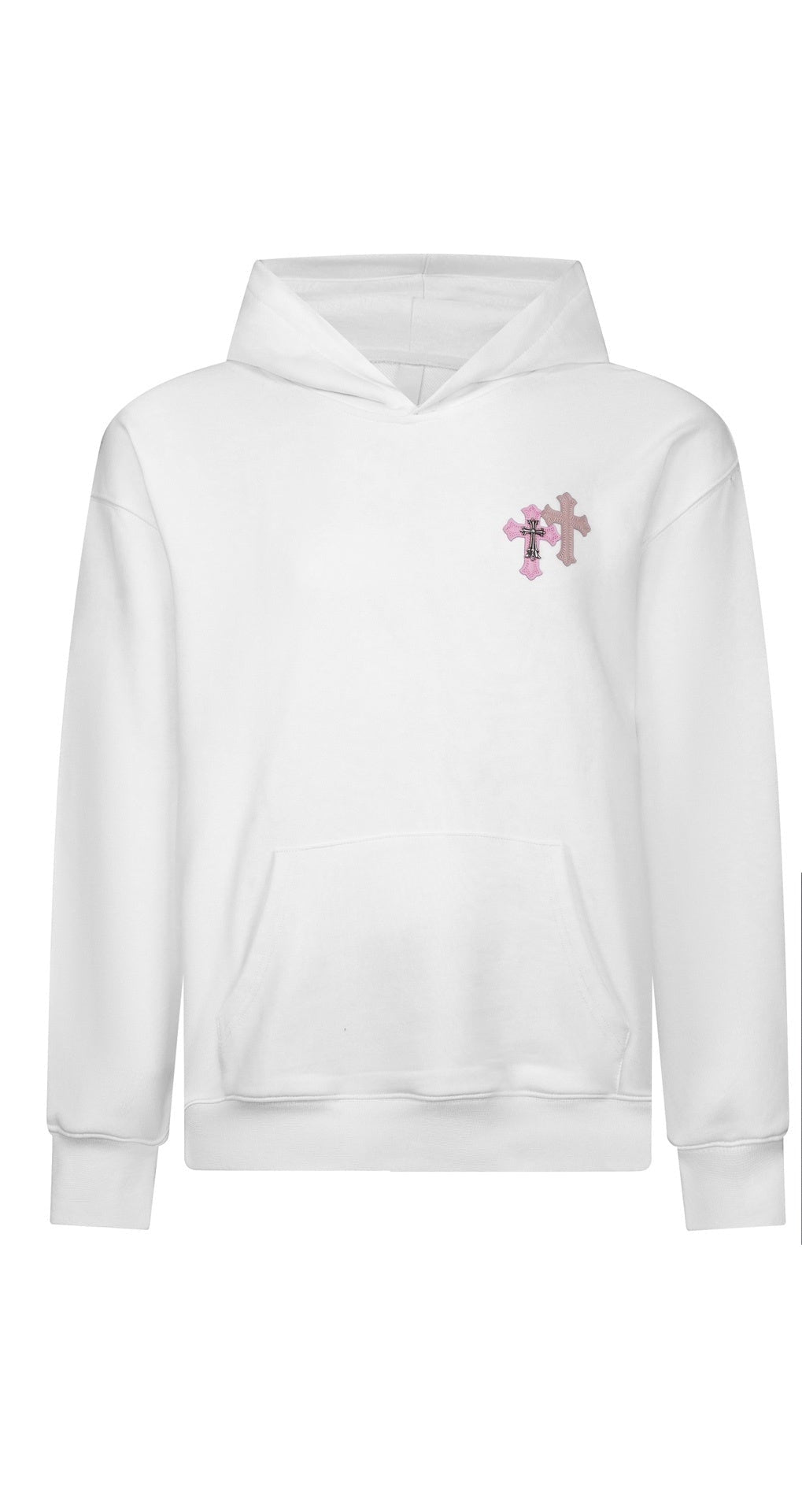 Chrome Hearts Hoodie "White-Pink"