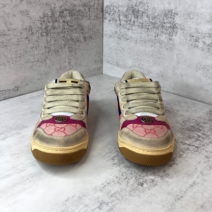 Gucci Screener "Distressed Beige-Pink"