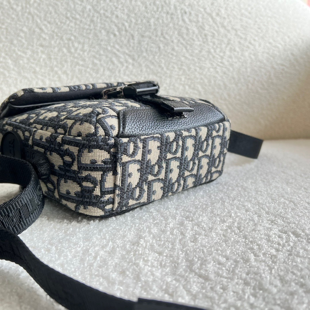 Dior Explorer Oblique Jacquard Shoulder Pouch