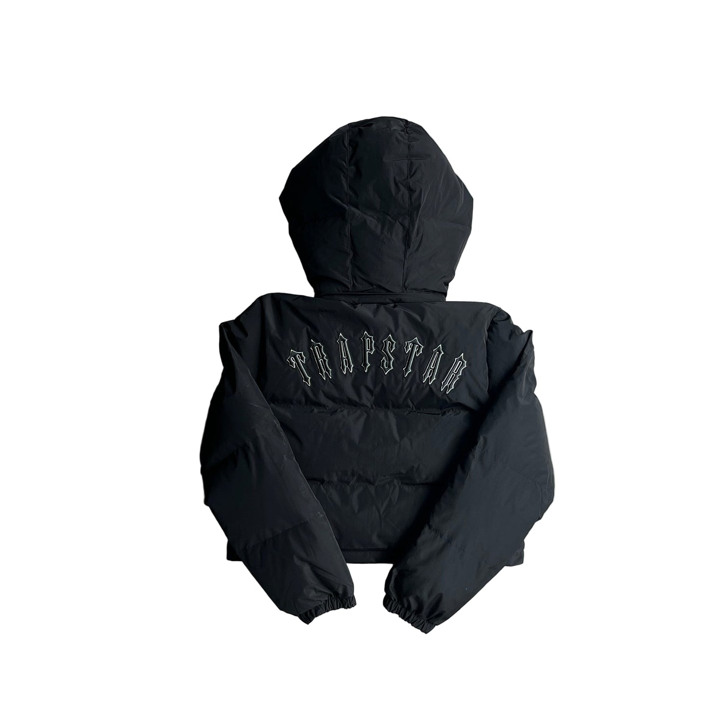 Trapstar Short Irongate Down Jacket "Black"