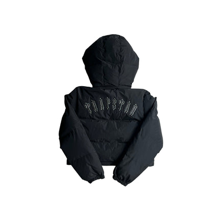 Trapstar Short Irongate Down Jacket "Black"