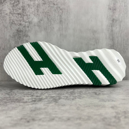 Hermes Bouncing Sneakers "Green-White Suede"