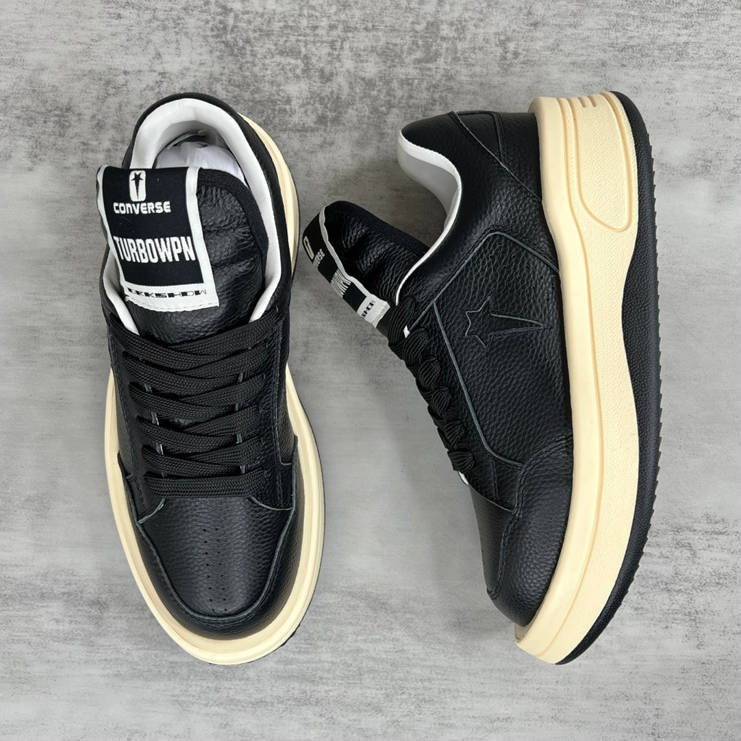 Rick Owens x Converse TURBOWPN Low "Black"
