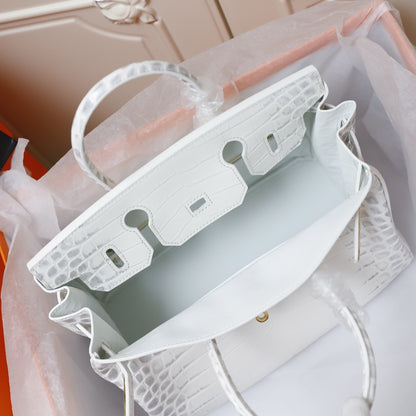 Hermès Crocodile Birking 35