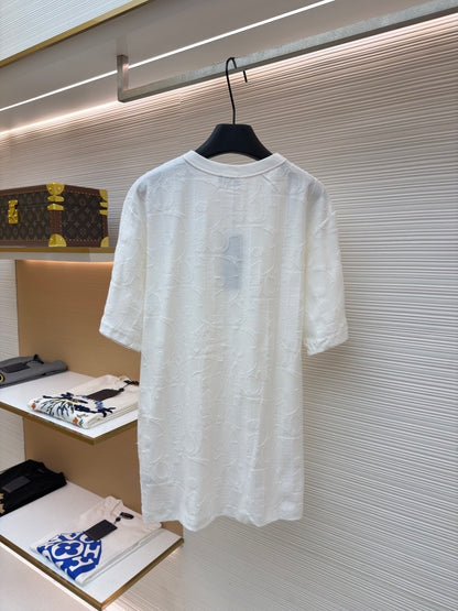 Dior Oblique T-Shirt "Deep Blue Cotton Jersey"