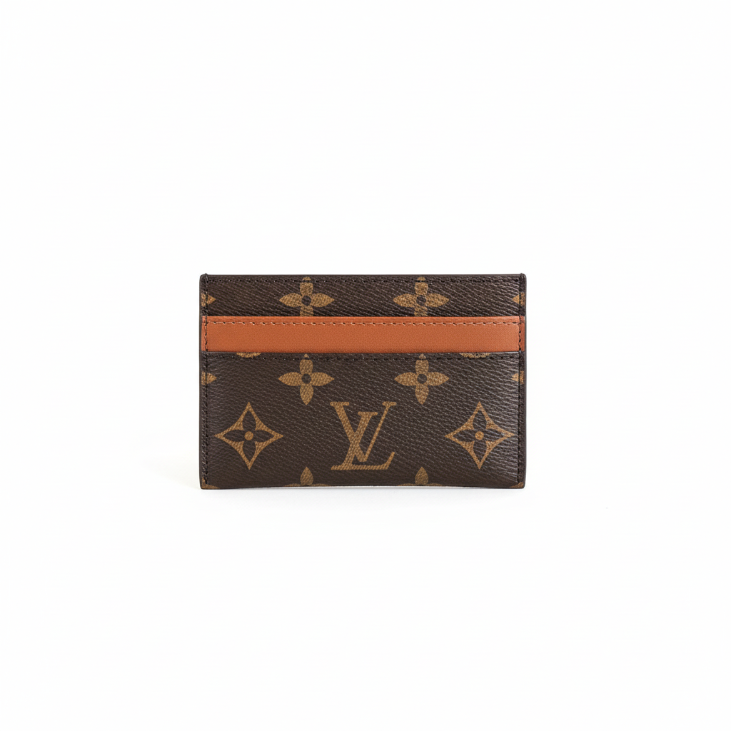 Louis Vuitton Double Card Holder "Monogram Eclipse Canvas"