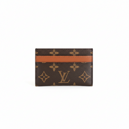 Louis Vuitton Double Card Holder "Monogram Eclipse Canvas"