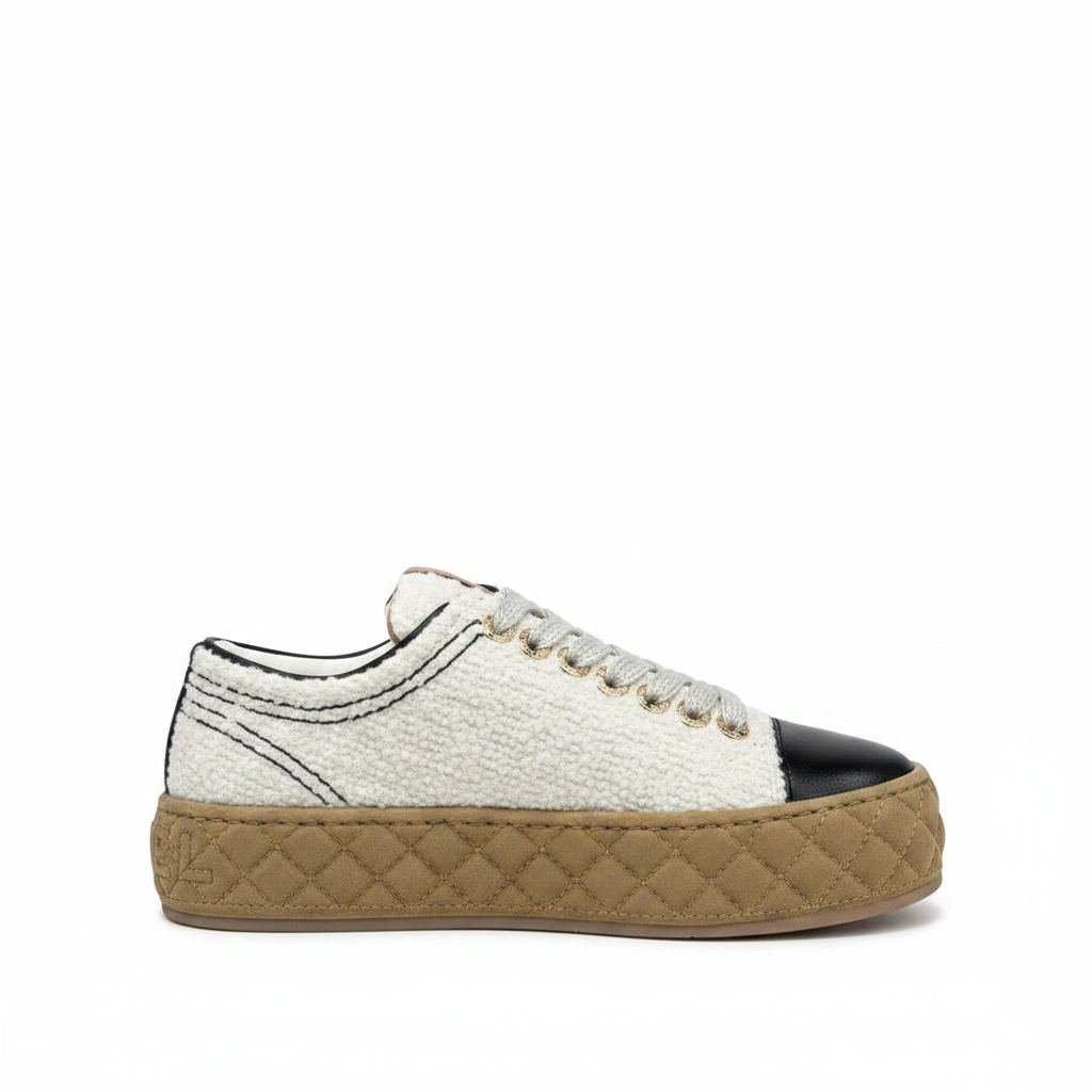 Chanel Tweed "White-Black"