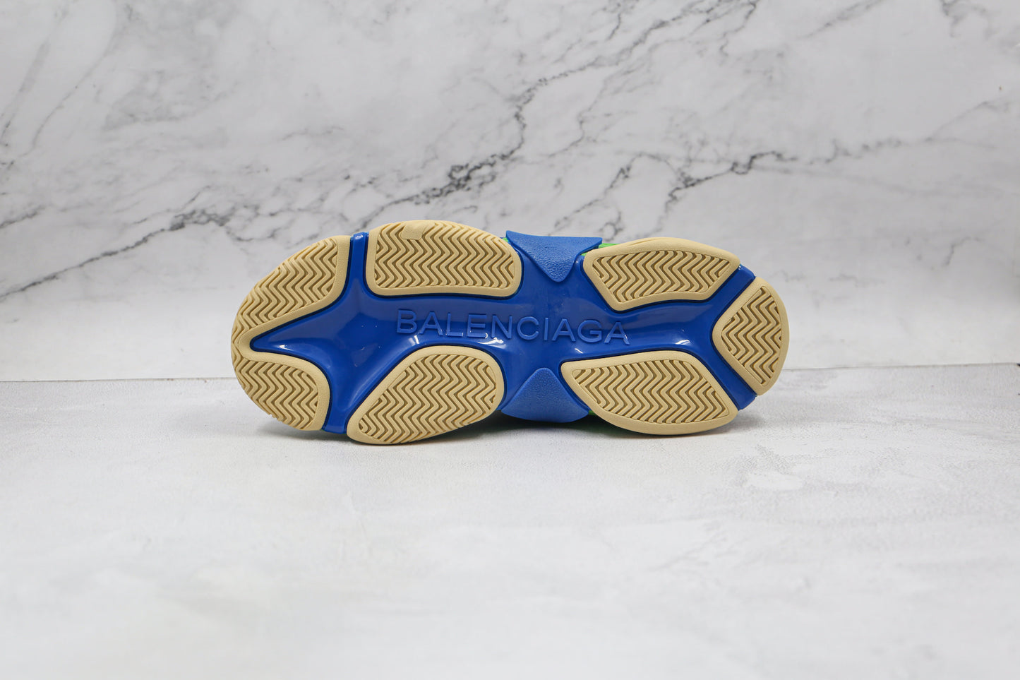 Balenciaga Triple S "Grey-Blue-Green Sole"