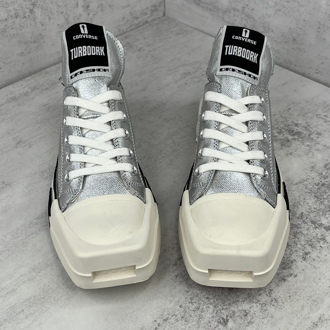 Rick Owens x Converse TURBODRK Low "Silver"