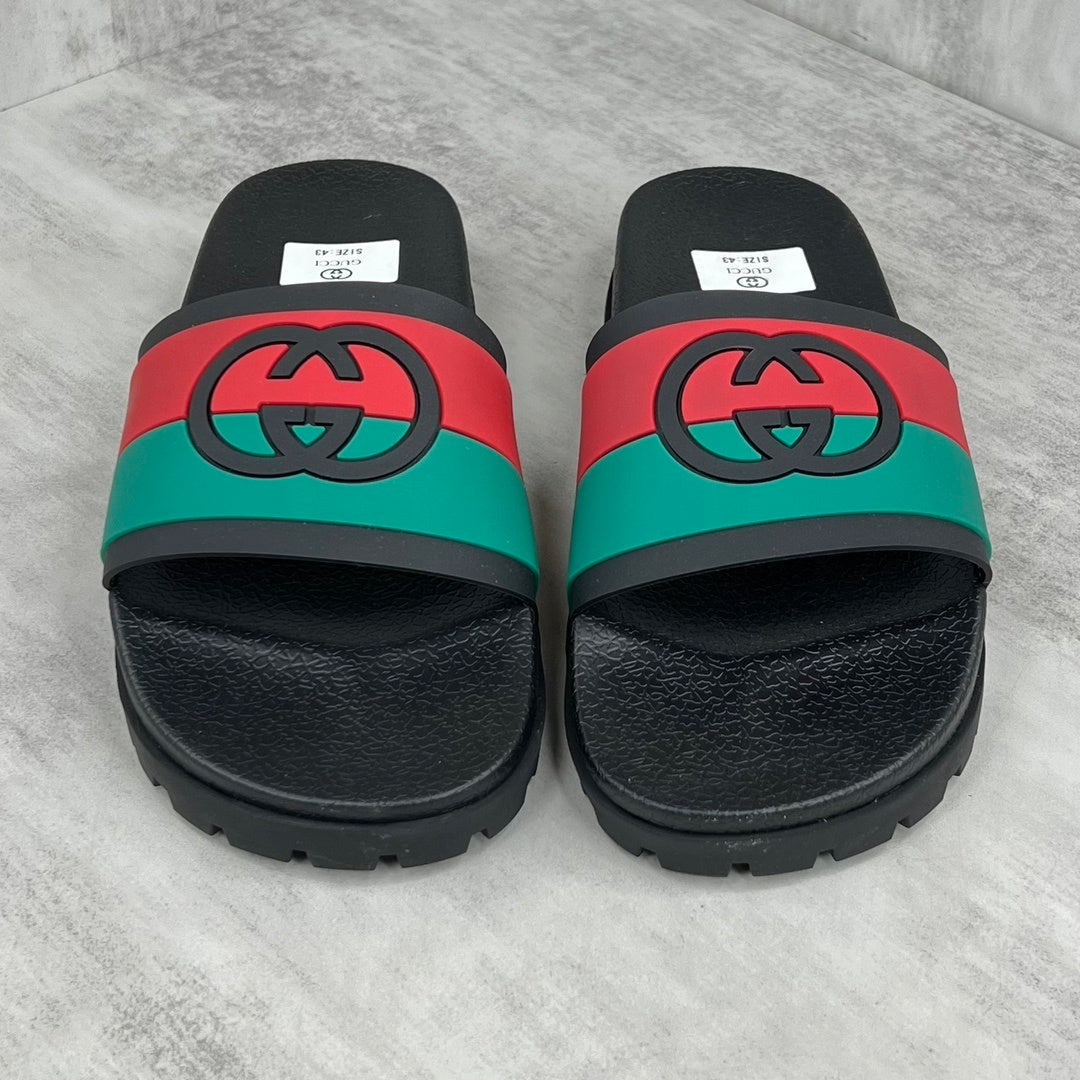 Gucci Slides "Black-Green-Red"