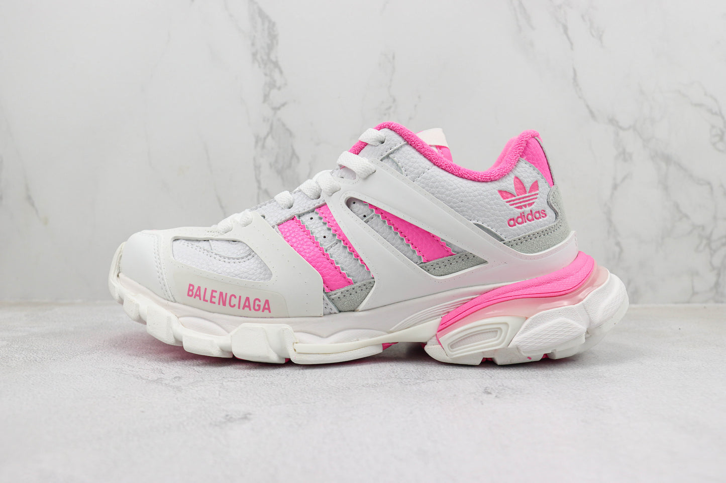 Balenciaga x Adidas Track "White-Pink"