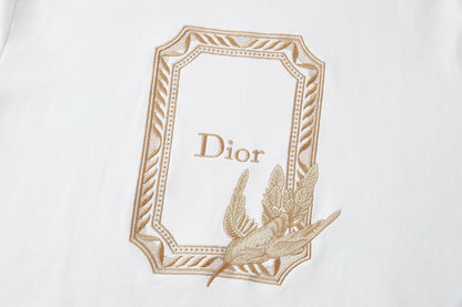 Dior Médaillon Colibri Sweatshirt "White Cotton Fleece"