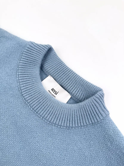 AMI Paris Ami De Coeur Sweater "Light Blue"