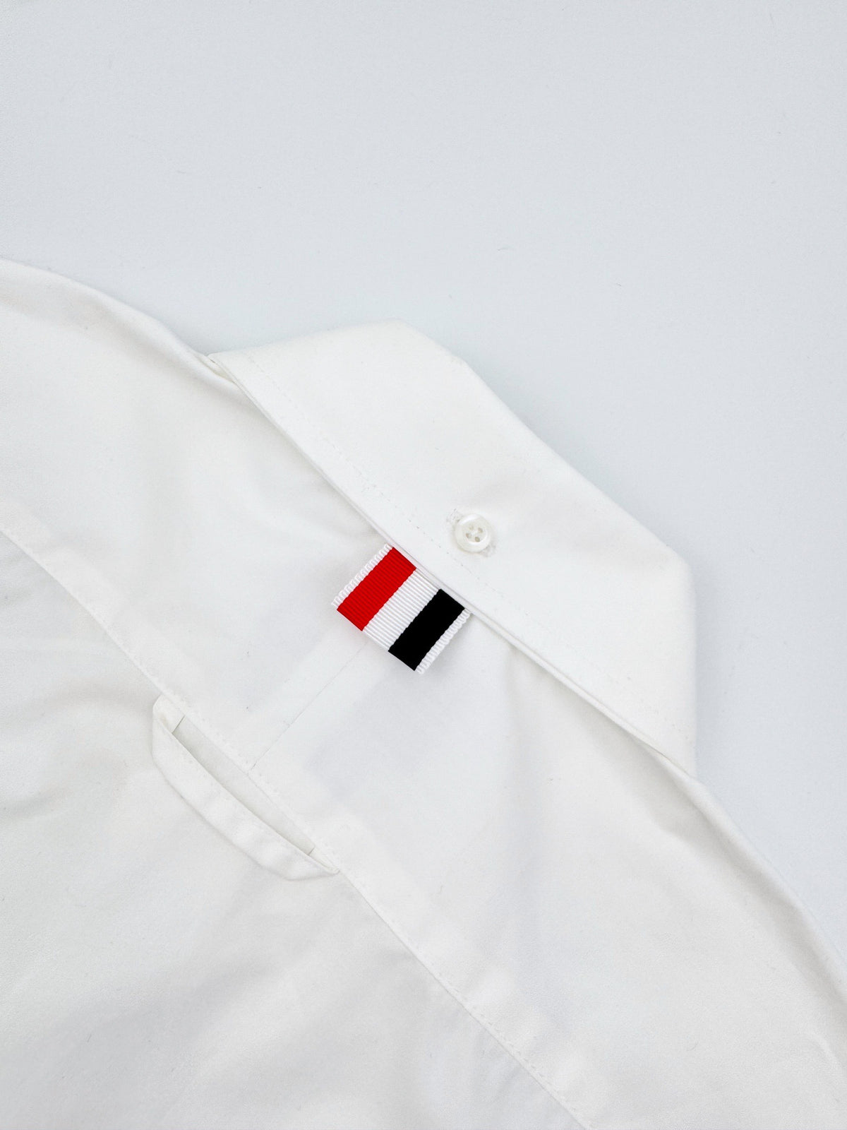 Thom Browne Cotton Armband Shirt "White"