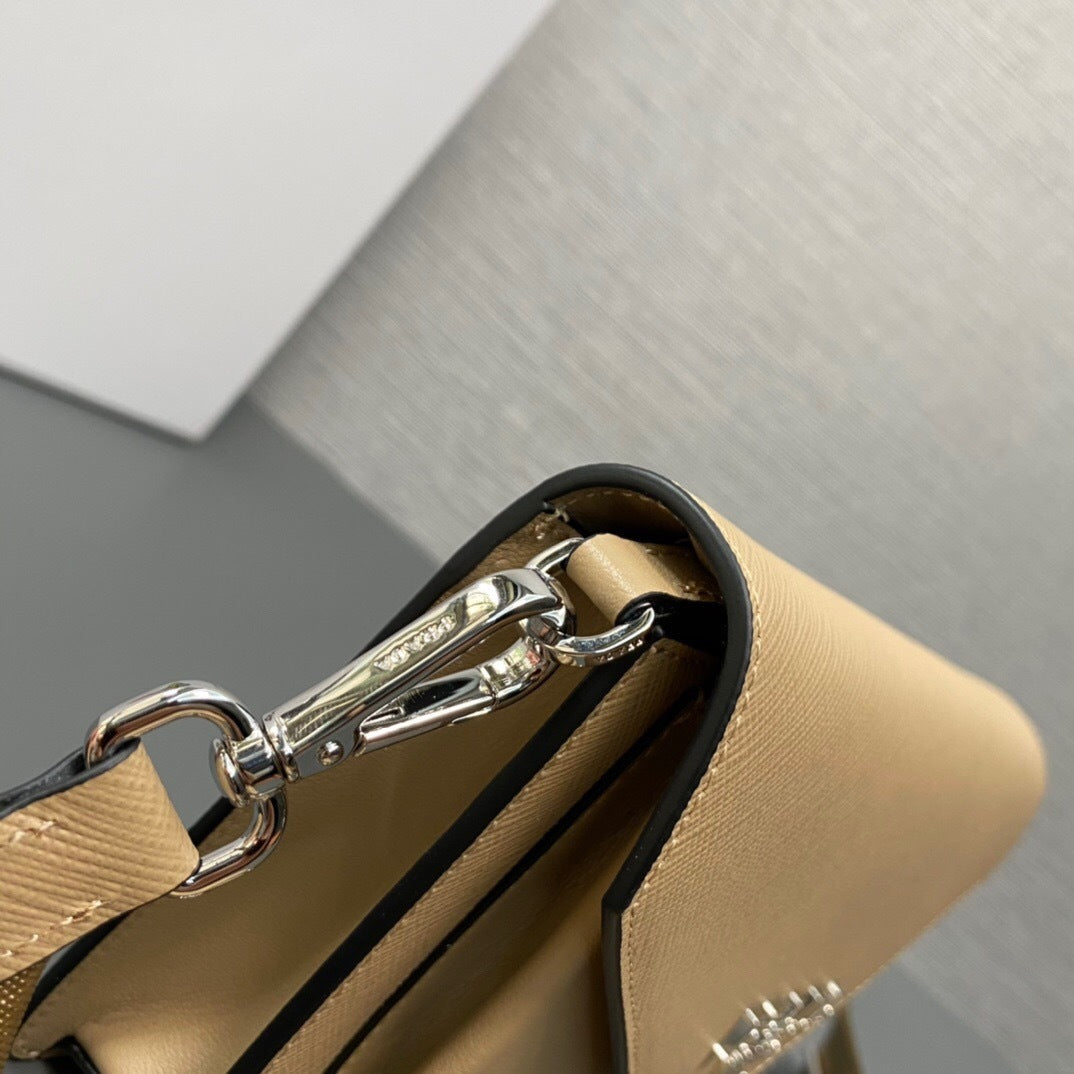 Prada Saffiano Leather Mini Envelope Bag