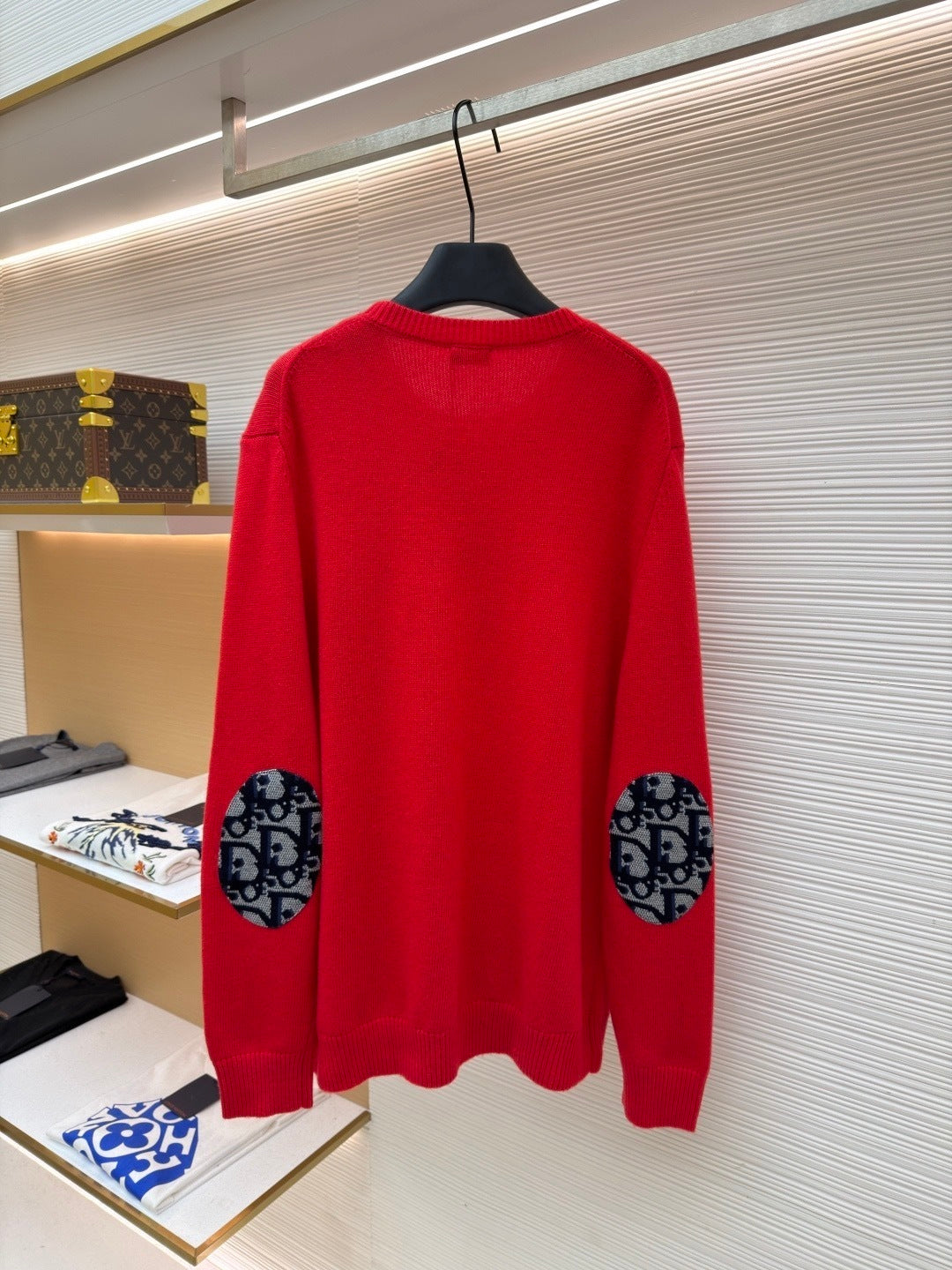 Dior Oblique Sweater "Red Cotton Jersey"