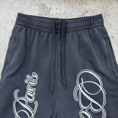 Balenciaga Cursive Baggy Trousers "Black-White"