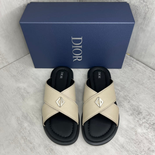 Dior Slides "Beige-Black"