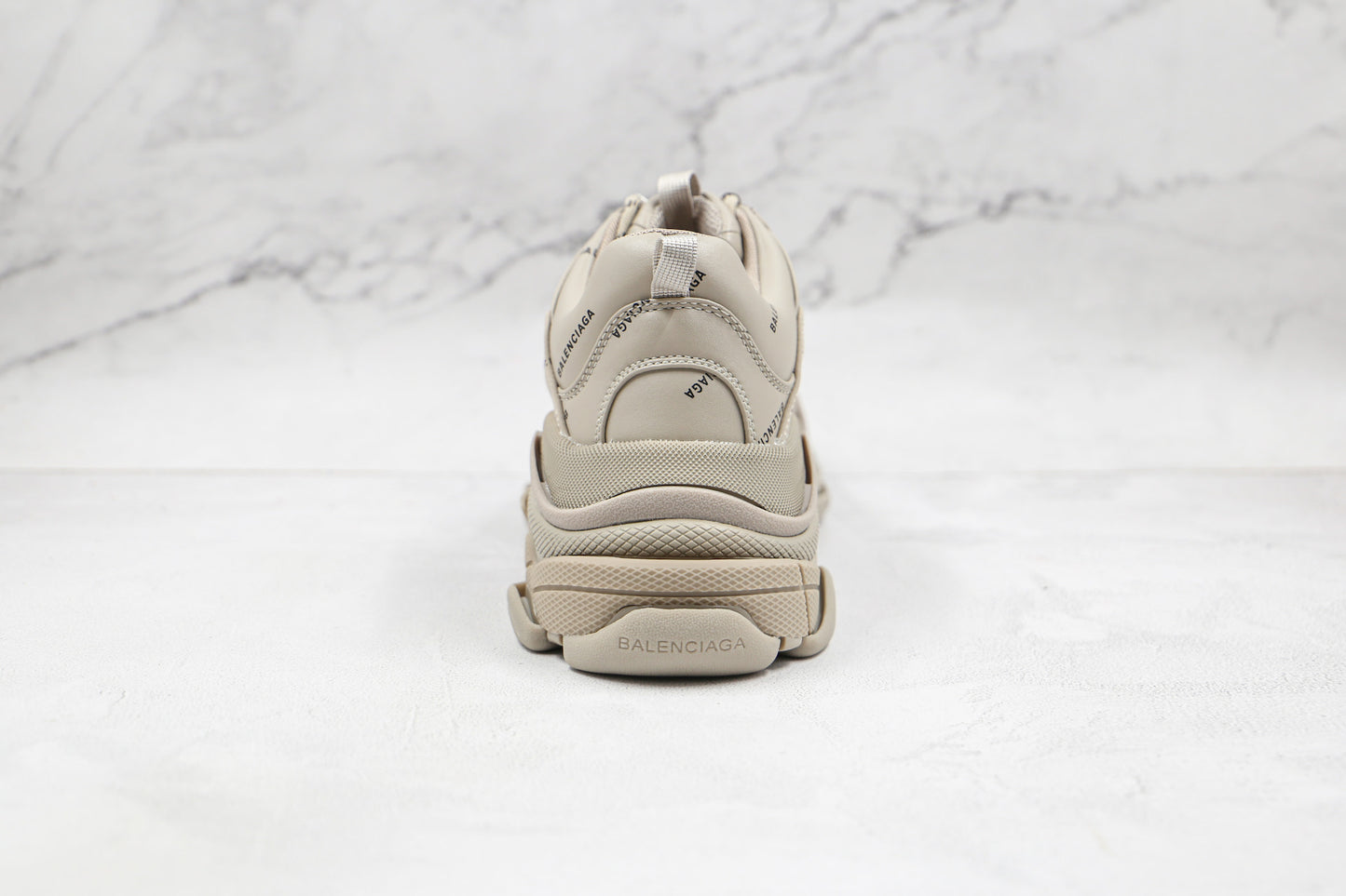 Balenciaga Triple S "Beige-All Over Logo"