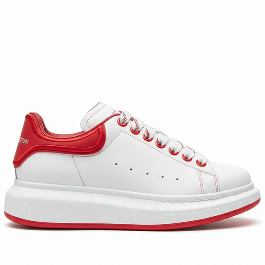 Alexander McQueen Oversized "White-Red Outline"