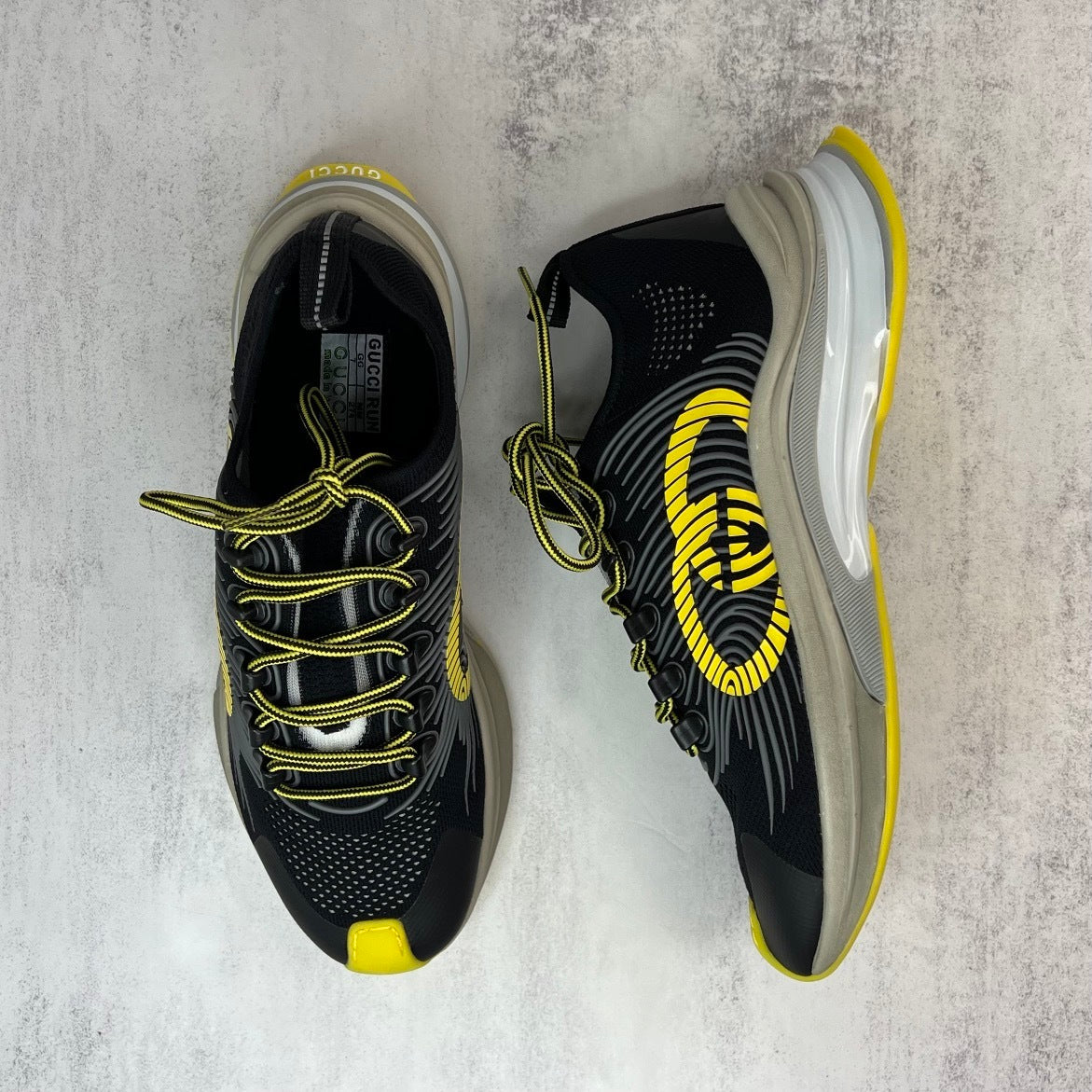 Gucci Run "Black-Yellow"
