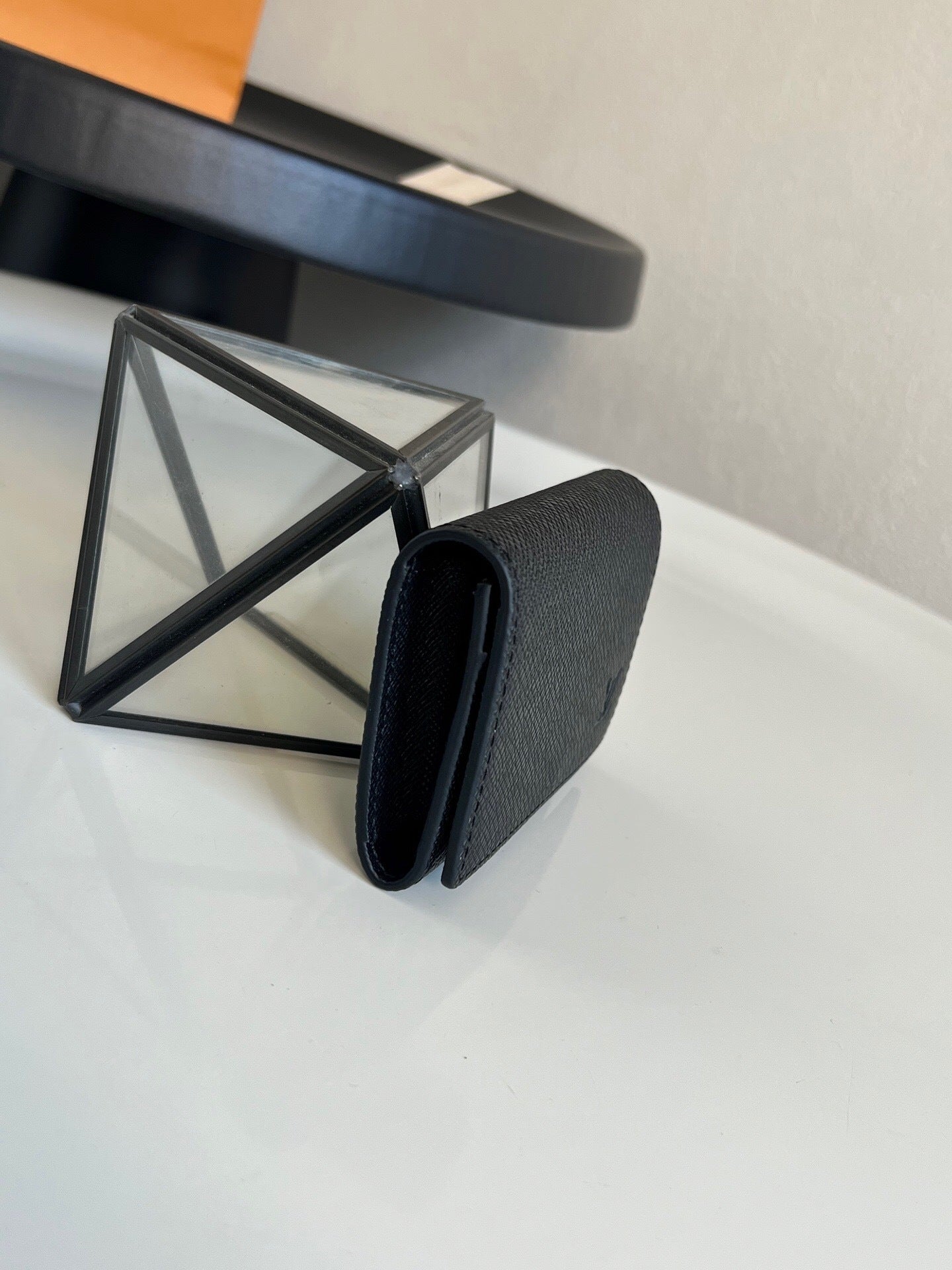 Louis Vuitton Envelope Business Card Holder "Taiga Leather"
