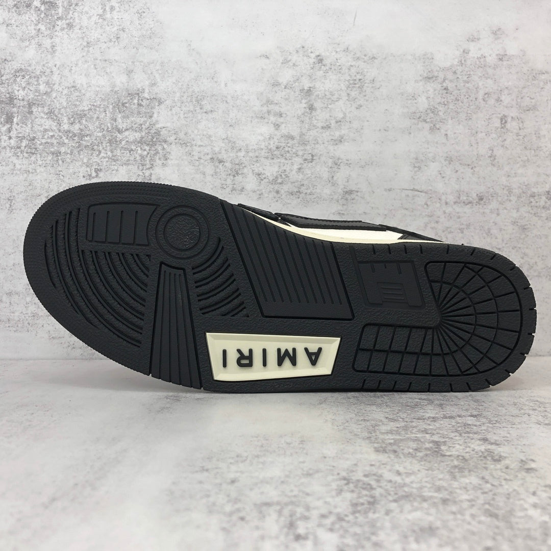 Amiri Skel Top High "White-Black"